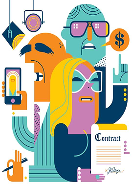 Contract Negotiation Illustration