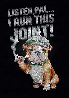 Bulldog Boss Run This Mosaic