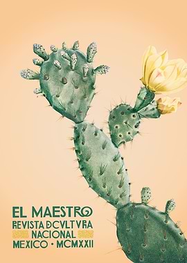 El Maestro Cactus Art Print