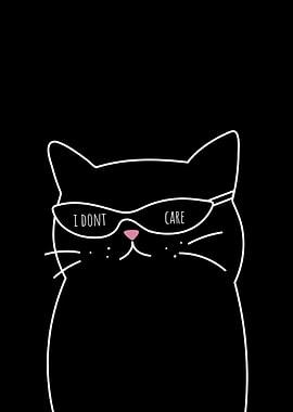 Cool Cat with Sunglasses