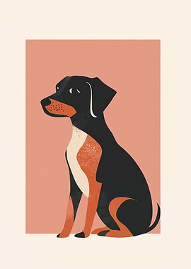 Stylized Dog Portrait