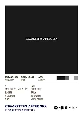 Cigarettes After Sex Album