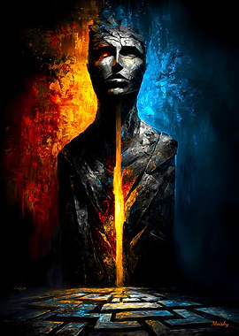 The Witness of Division – The Face Split by Fire and Silence