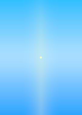 Minimalist Blue Gradient with Yellow Dot