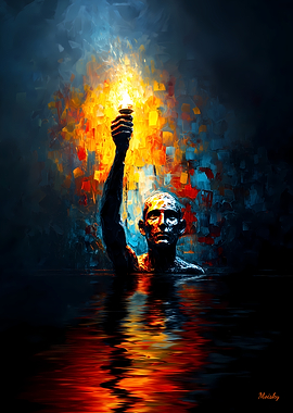 The Keeper Beneath the Flood – The Hand That Held the Flame
