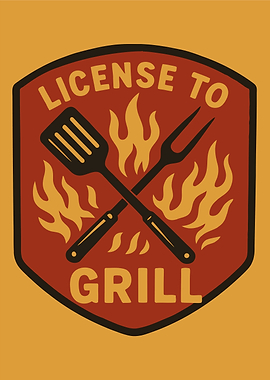 License to Grill Graphic