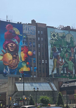 Philadelphia Mural Arts Program Building Facade