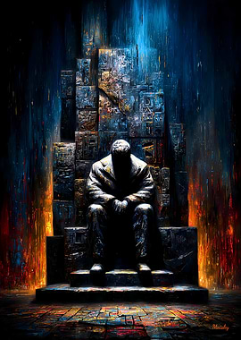 The One Who Waits Upon the Throne – Silent King of Ash and Flame