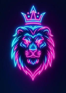 Neon Lion King