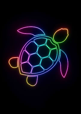 Neon Turtle