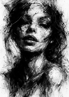 Monochrome Portrait of a Woman