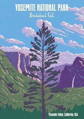 Yosemite National Park Bridalveil Fall