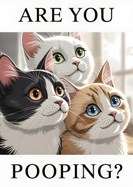 Are You Pooping? Cats