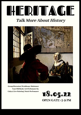 Heritage Event Poster with Painting