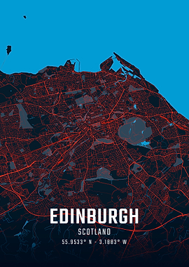 Edinburgh City Map