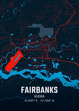 Fairbanks City Map