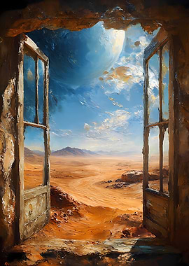Open Door to Desert