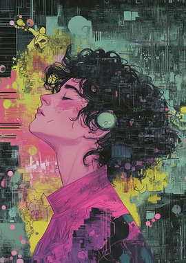 Cyberpunk Woman Portrait