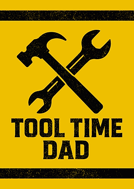 Tool Time Dad Garage Graphic