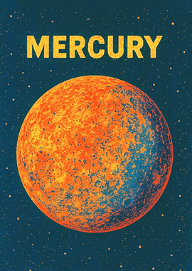 Mercury Planet Art