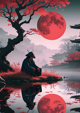 Samurai under the Red Moon
