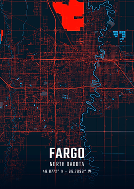 Fargo City Map