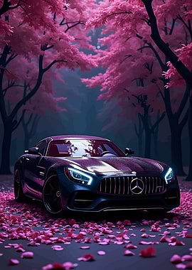 Mercedes-Benz AMG GT in Cherry Blossom