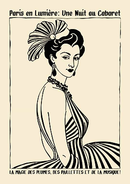 Paris Cabaret Vintage Poster