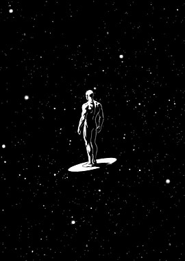 Silver Surfer in Space