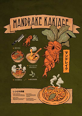 Mandrake Kakiage Recipe