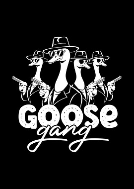 Goose Gang Black and White