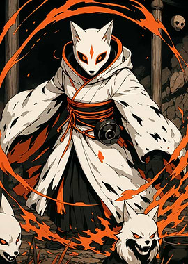 Fox Spirit in Kimono