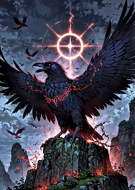 Crimson Raven of the Apocalypse