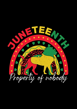 Juneteenth Lion Design