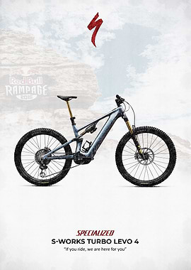 Specialized S-Works Turbo Levo 4 Bike Sketch