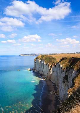 Yport Cliffs, Normandy, France