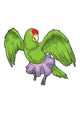 Parrot Ballerina Ballet Skirt
