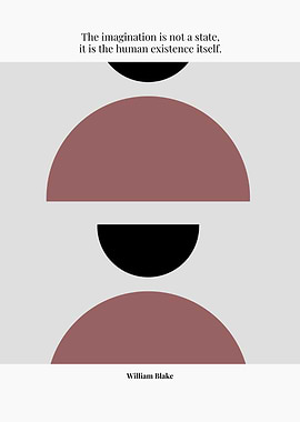 Imagination Quote Minimalist Art