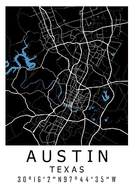 Austin Texas City Map