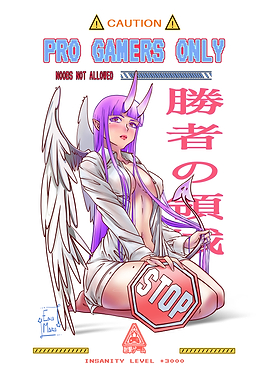Pro Gamers Only Angel Girl