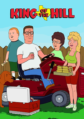 King of the Hill Cartoon Scene