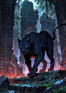 Temple Panther Guardian
