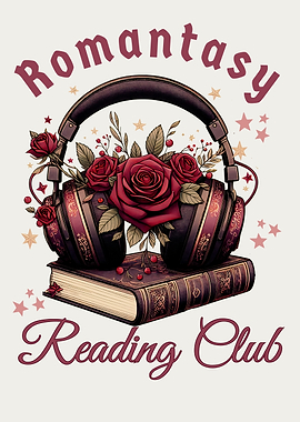 Romantasy Reading Club Headphones and Roses