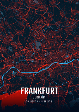 Frankfurt City Map