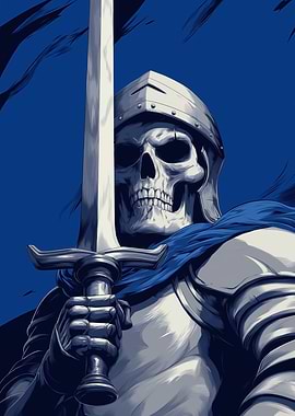 Skeleton Knight with Sword
