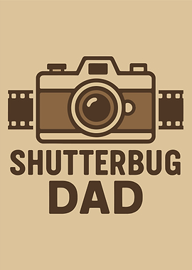 Shutterbug Dad Camera photographer Graphic