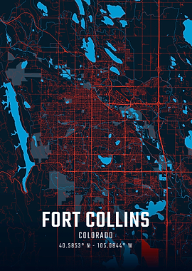Fort Collins City Map