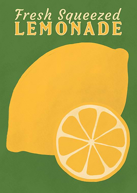 Fresh Squeezed Lemonade Illustration
