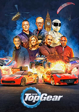 Top Gear Cast and Vehicles Poster
