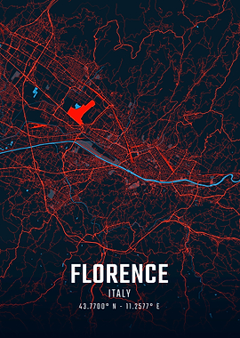 Florence City Map